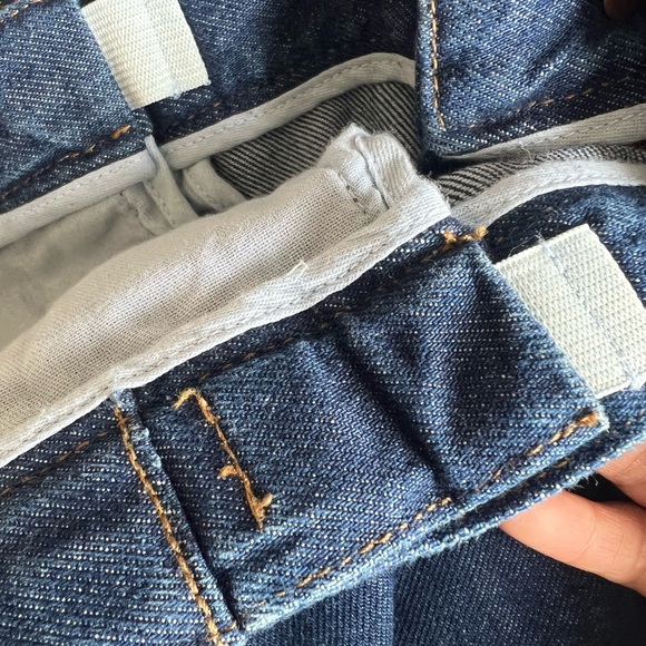 L L Bean Men's Comfort Waist Jeans Dark Wash Sz 44x29 Adjustable Waist workwear - Picture 15 of 15